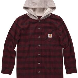 Carhartt Hooded Flannel Shirt - Boys/Youth Size